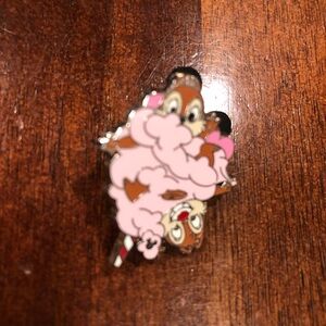 Disney DLR Global Cast Lanyard Chip and Dale Food Cotton Candy #37459